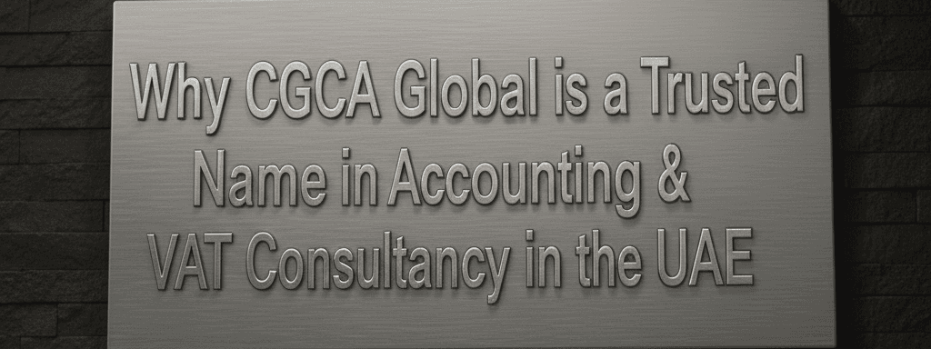 Why CGCA Global is a Trusted Name in Accounting & VAT Consultancy in the UAE
