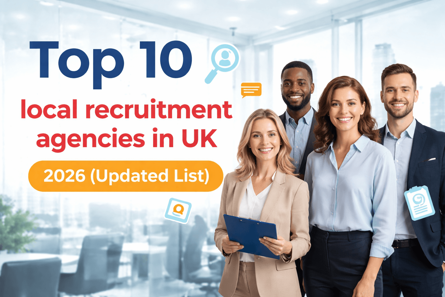 Top 10 local recruitment agencies in uk 2026(Updated list)