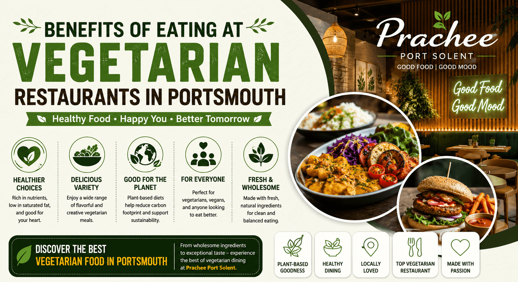 Benefits of Eating at Vegetarian Restaurants in Portsmouth