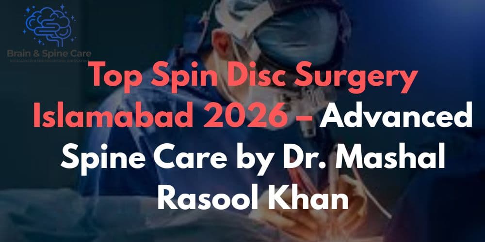 Top Spin Disc Surgery Islamabad 2026 – Advanced Spine Care by Dr. Mashal Rasool Khan