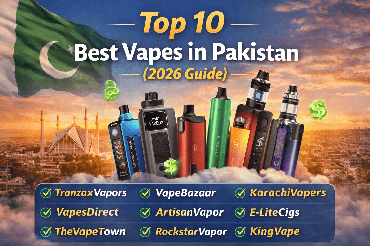 Top 10 Best Vapes in Pakistan (2026 Guide) | Best Vape Shops Online