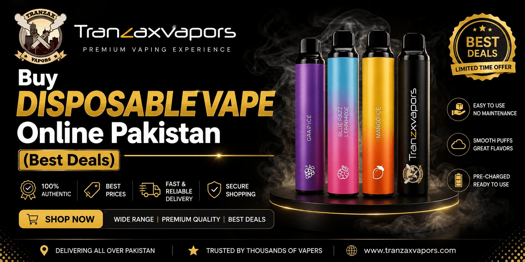 Buy Disposable Vape Online Pakistan (Best Deals)