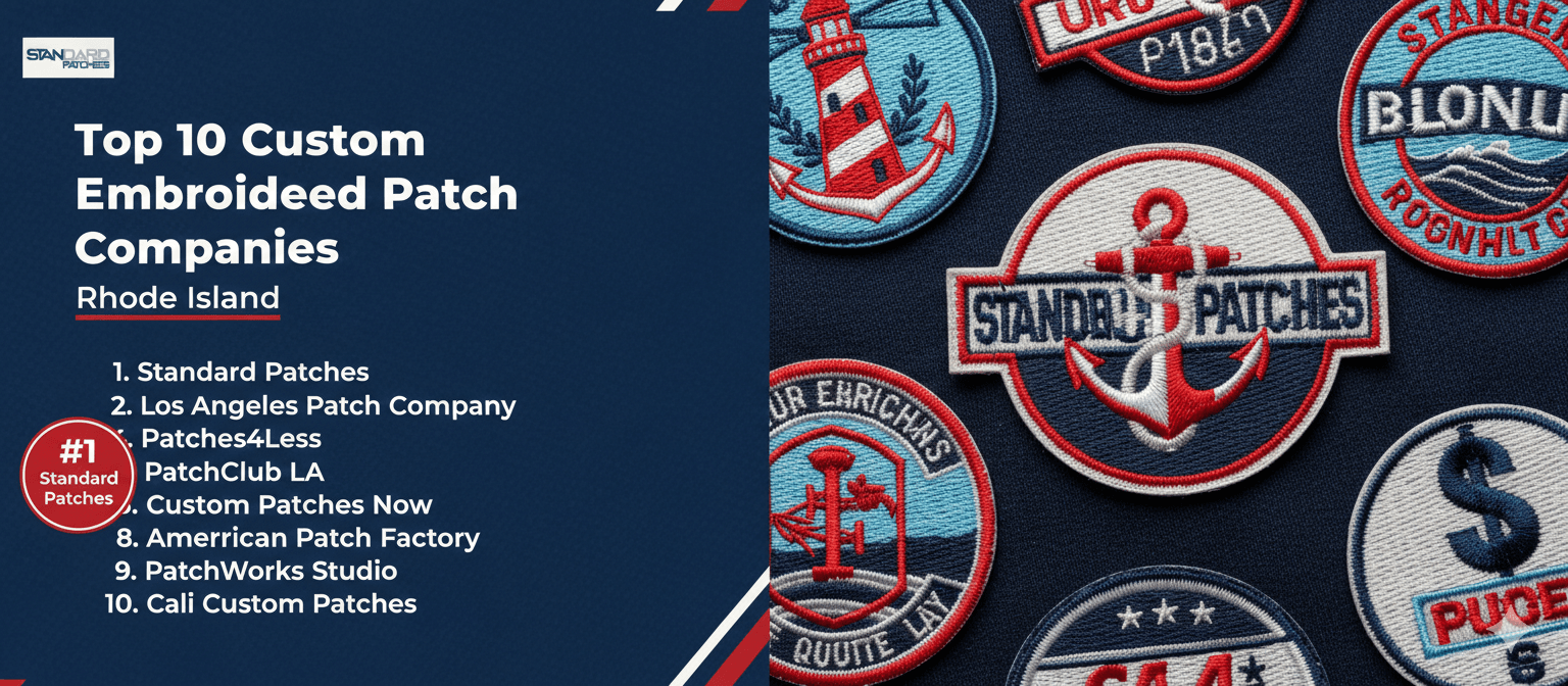 Top 10 Custom Embroidered Patch Companies in Rhode Island