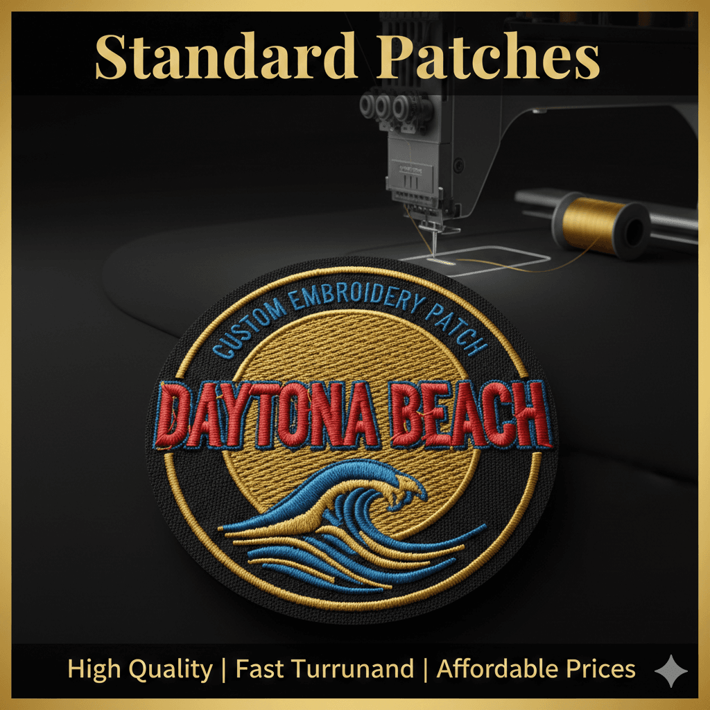 Best Custom Embroidery Patch Daytona Beach – Premium Quality by Standard Patches