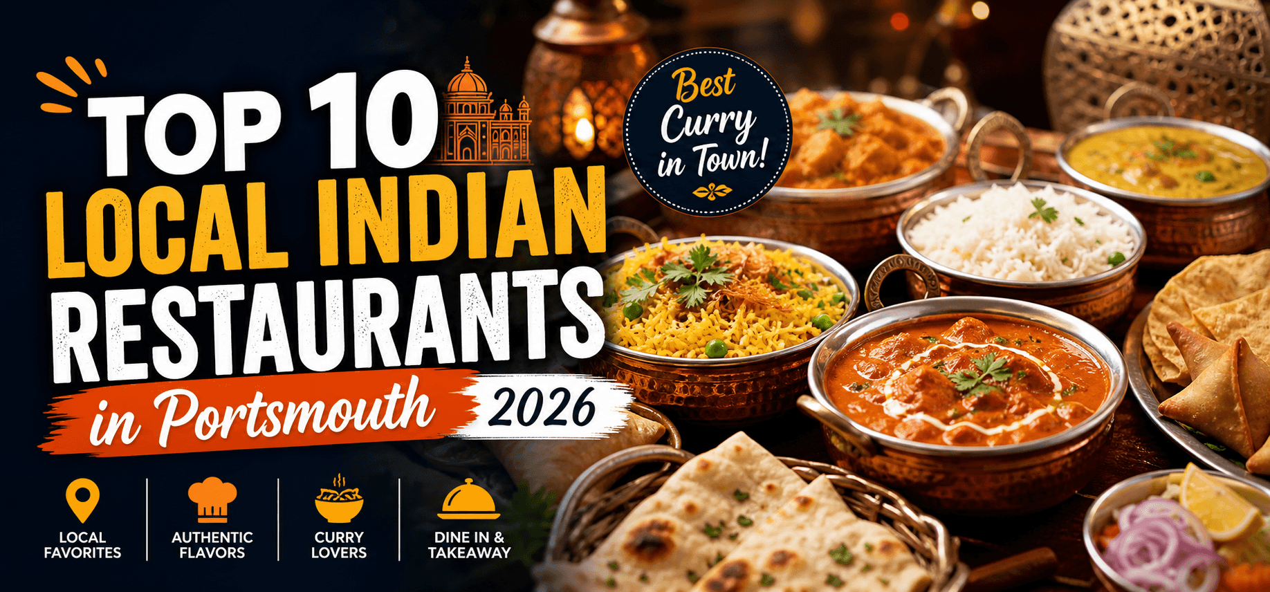 Top 10 Local Indian Restaurants in Portsmouth in 2026