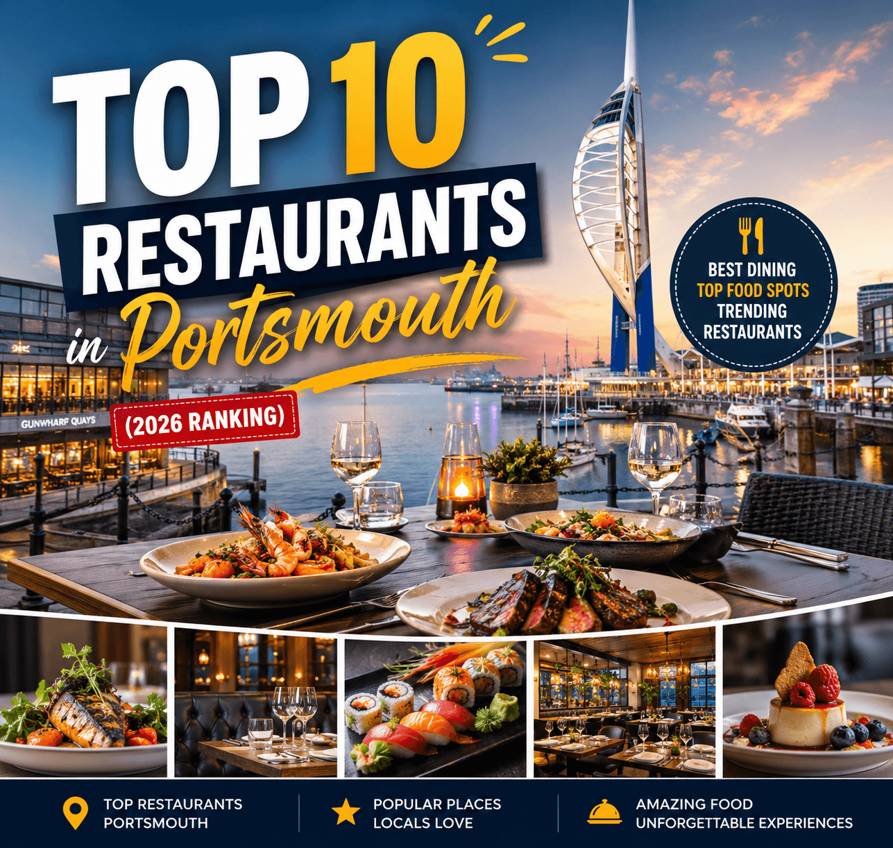 Top 10 Restaurants in Portsmouth