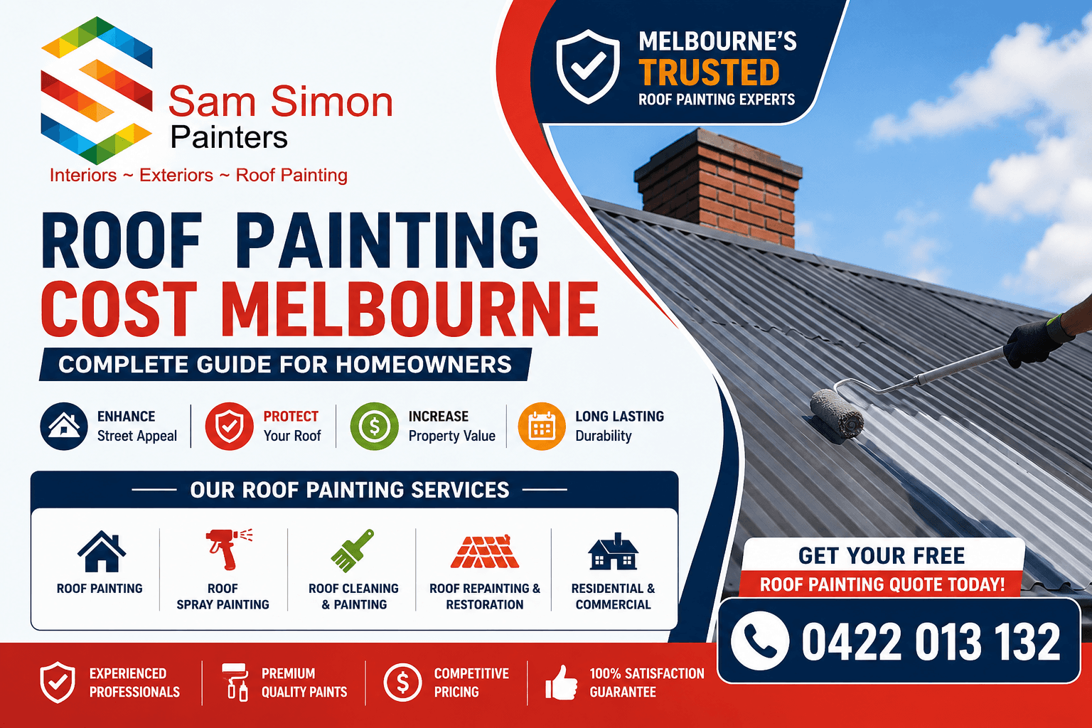Roof Painting Cost Melbourne – Complete Guide for Homeowners
