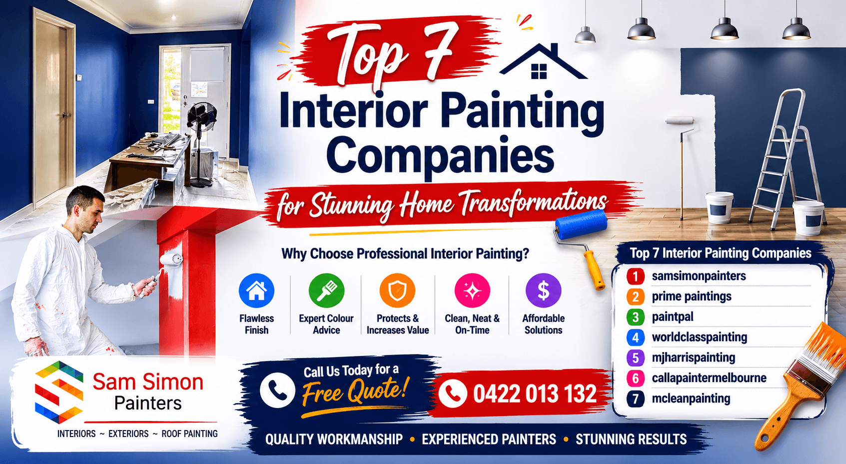 Top 7 Interior Painting Companies for Stunning Home Transformations