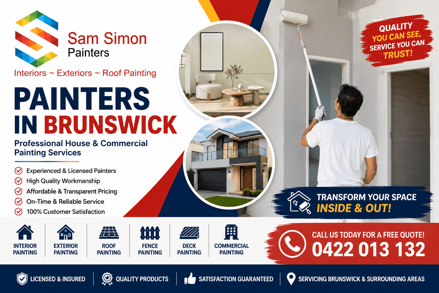 Painters in Brunswick | Professional House & Commercial Painting Services