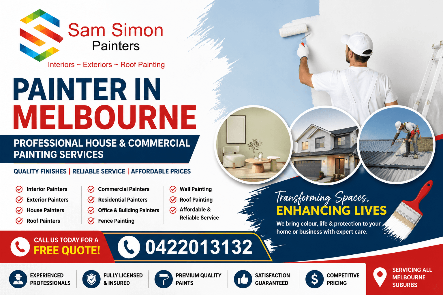 Painter in Melbourne | Professional House & Commercial Painting Services