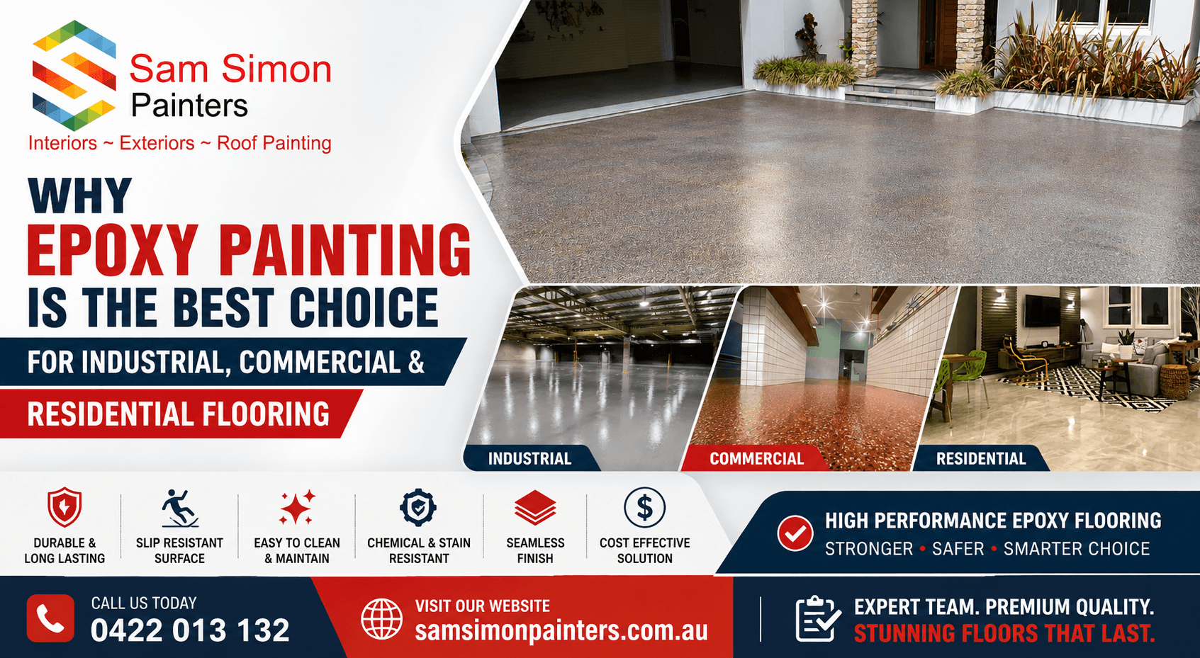 Why Epoxy Painting Is the Best Choice for Industrial, Commercial & Residential Flooring in Melbourne