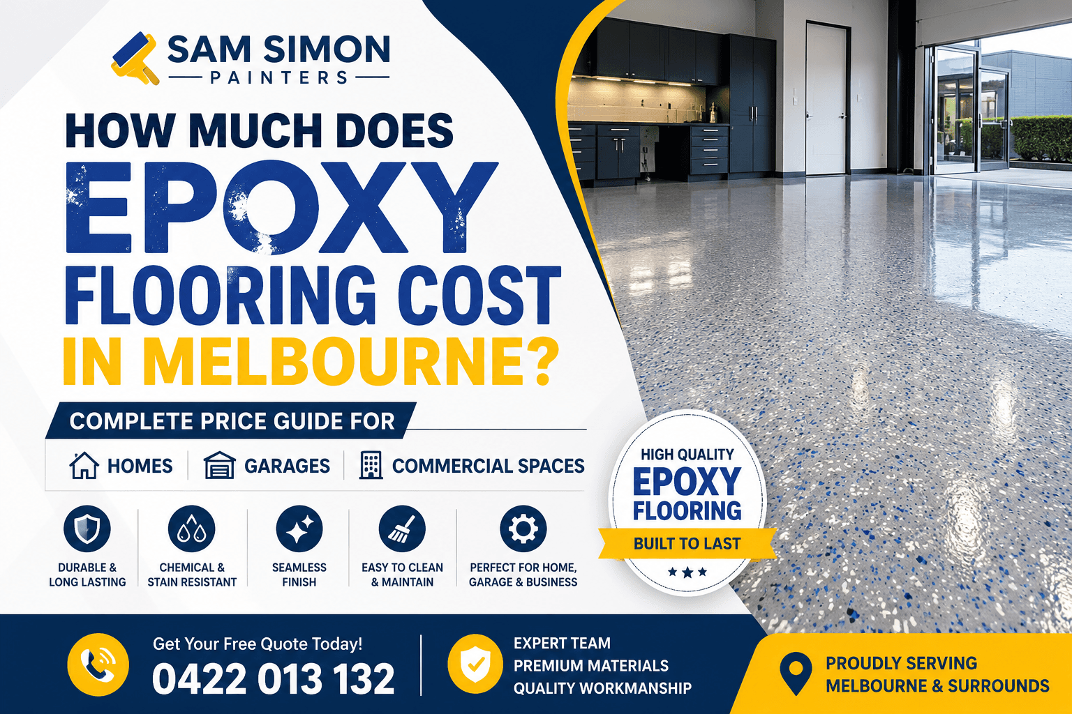 How Much Does Epoxy Flooring Cost in Melbourne? Complete Price Guide for Homes, Garages & Commercial Spaces
