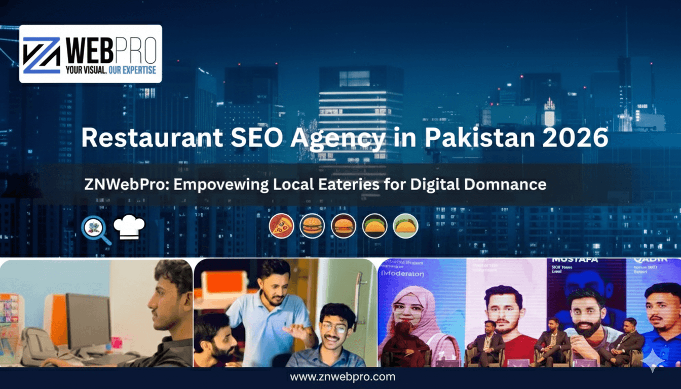 Restaurant SEO Agency in Pakistan – Grow Your Restaurant with ZNWebPro